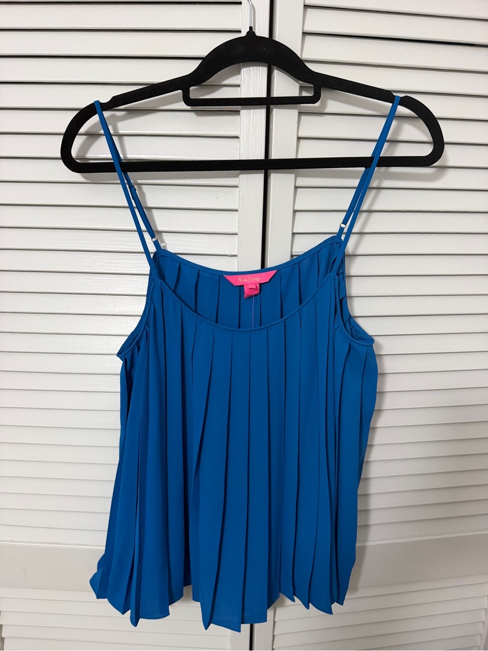 NWT Lilly Pulitzer Rein Top Peacock Blue Size L